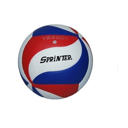 Мяч волейбольныйМяч пляжныйМяч для волейболаВолейбольный мяч SPRINTER VS5001. Цвет: белокрасносиний, размер: 5.