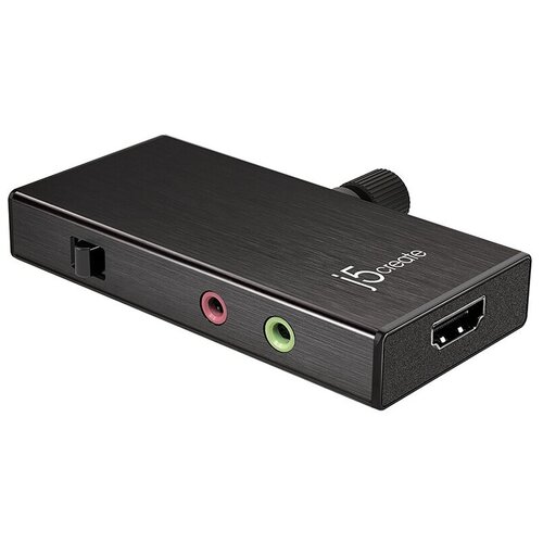 Внешняя карта видеозахвата j5create HDMI на USBC с Power Delivery для прямых трансляций.