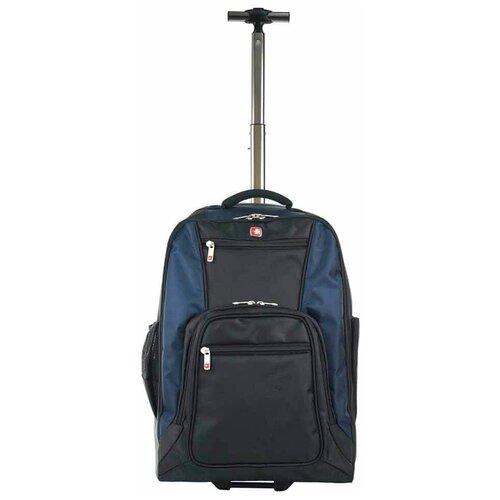 Рюкзак сумка на колесах с выдвижной ручкой дорожный трансформер мужской и женский для комфортных путешествий TEVIN