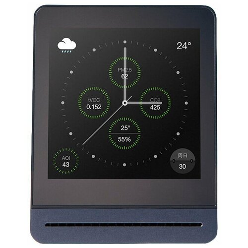 Монитор качества воздуха Xiaomi Clear Grass  Qingping Air Detector черный