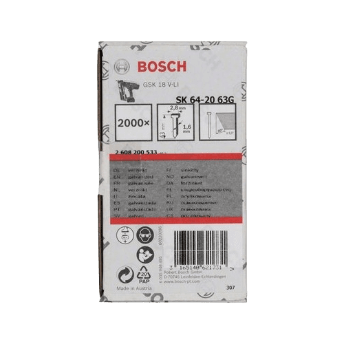Гвозди Bosch SK6420 63G