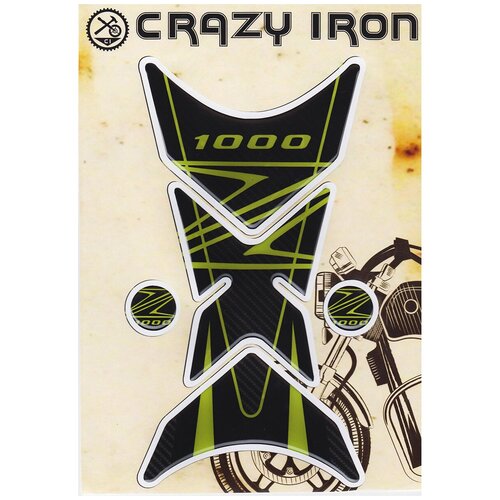 Наклейка на бак мотоцикла CRAZY IRON Z1000