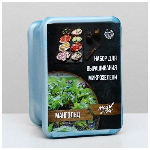 Набор для выращивания на балконе микрозелени Мангольд 1 комплект
