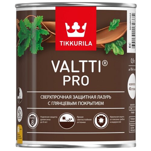 Антисептик для дерева Valtti Pro Валтти Про) TIKKURILA 0,9л красное дерево