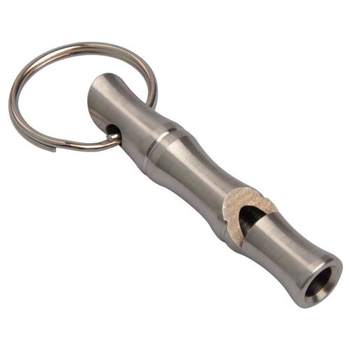 Брелок Munkees Bamboo Whistle 3387 серебристый сталь д60мм ш12мм допфсвисток