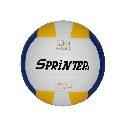 Мяч волейбольныйМяч пляжныйМяч для волейболаВолейбольный мяч SPRINTER VS3002. Цвет белосинежлтый. Размер: 5.
