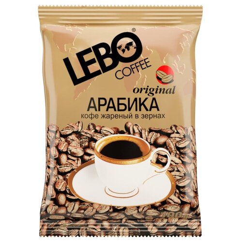 Кофе в зернах Lebo Original 100 арабика 100 г, 1085220