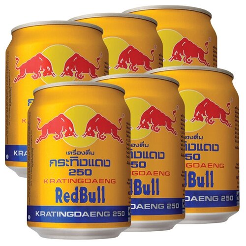 Энергетический напиток Red Bull Krating Daeng Таиланд), 250 мл 6 штук)