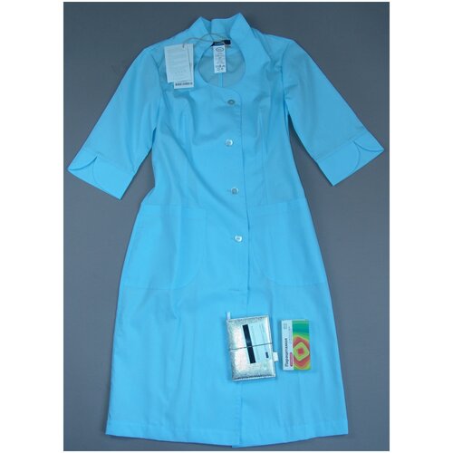 Халат медицинский женский Осака, Эксклюзив Медикал, сорочечная ткань Япония