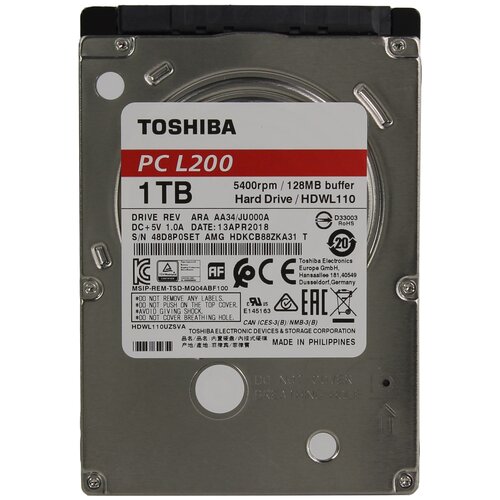 Жесткий диск Toshiba 1 TB HDWL110EZSTA