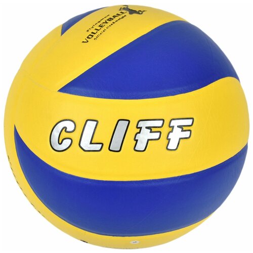 Мяч волейбольный CLIFF SU028BY8, 5 размер, PU, желтосиний