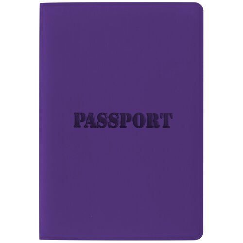 Обложка для паспорта STAFF, мягкий полиуретан, паспорт, рыжая, 237606