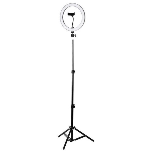 Кольцевая светодиодная лампа со штативом для профессиональной съемки подсветка ночник Lunoo 28 см