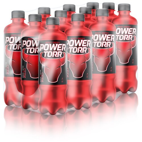 Энергетический напиток Power Torr Red газированный ПЭТ 12 шт по 05л
