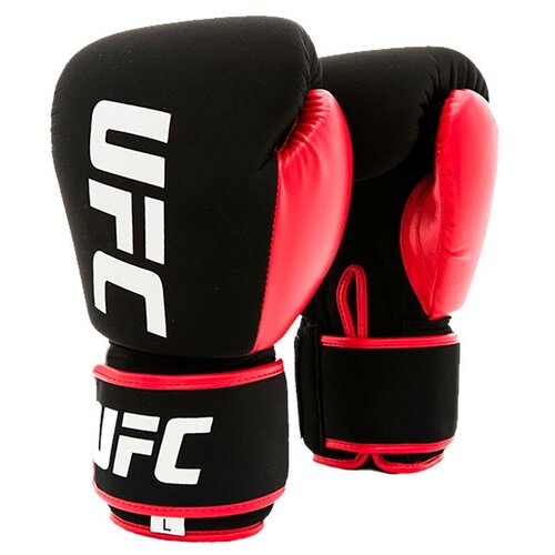 Перчатки UFC для бокса и ММА. Черные. Размер REG