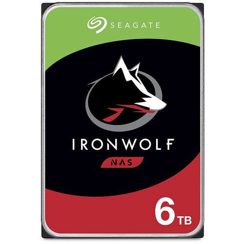 Жесткий диск Seagate IronWolf 6 TB ST6000VN001 серебристый