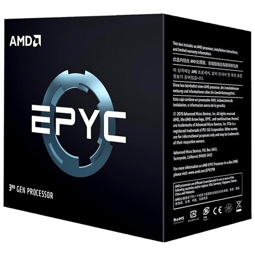 Центральный Процессор AMD EPYC 7713 64 Cores, 128 Threads, 2.03.675GHz, 256M, DDR43200, 2S, 225240W OEM