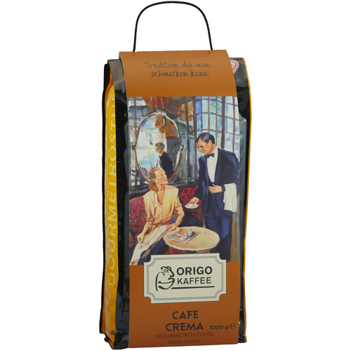 Кофе в зернах ORIGO Kaffee Cafe Crema Gourmetrostung 1000 г