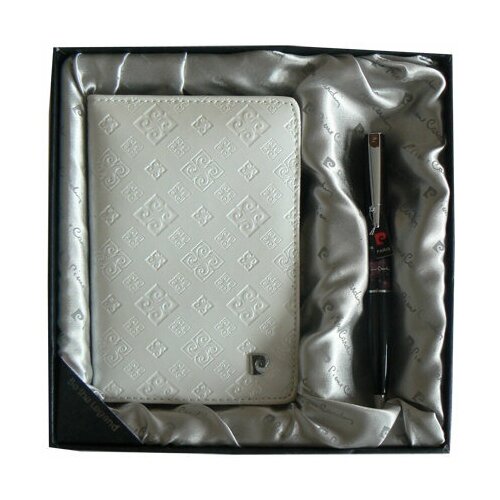 Набор: Обложка для паспорта и ручка Pierre Cardin, цвет белый PS1138WH)