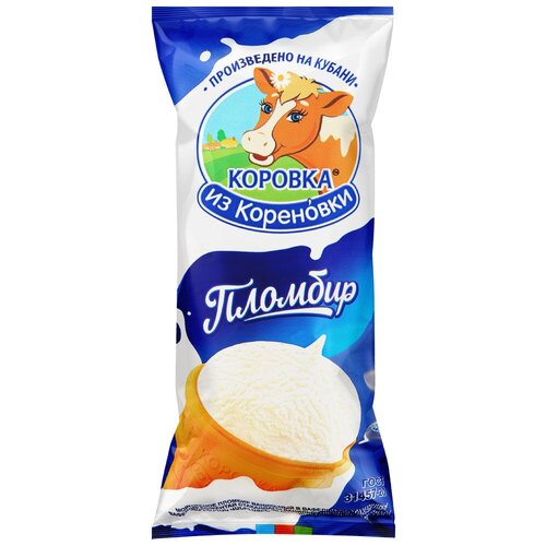 Мороженое Коровка из Кореновки Пломбир ванильный стаканчик 100г 2 упаковки, 60 шт)