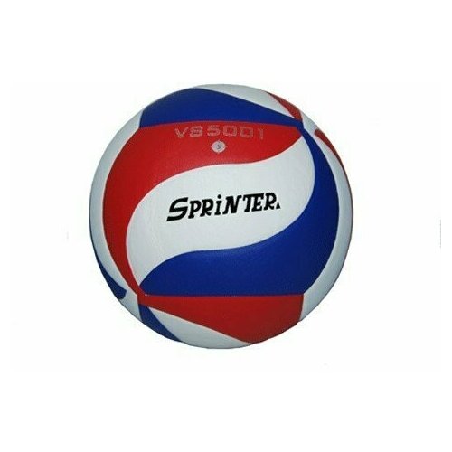 Мяч волейбольныйМяч пляжныйМяч для волейболаВолейбольный мяч SPRINTER VS3001. Цвет белосинекрасный, размер: 5.