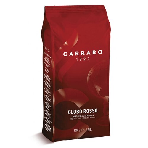 Кофе в зернах Carraro Globo Rosso 1кг