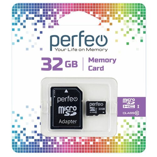 Карта памяти Perfeo microSD 32GB HighCapacity Class 10