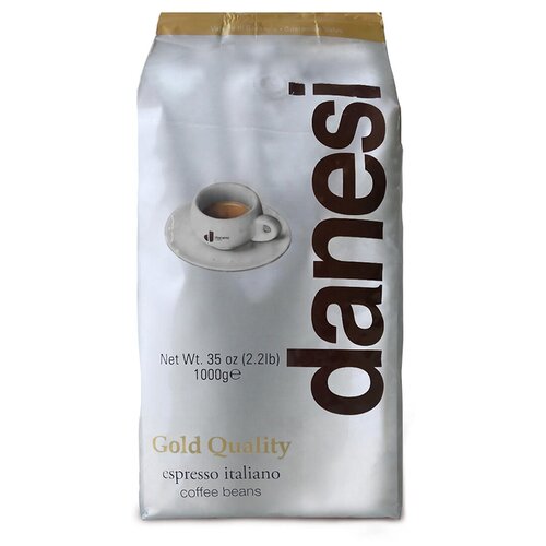 Danesi Gold кофе в зернах 1 кг пакет