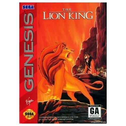 Картридж Король Лев Lion King 16 bit для Сеги
