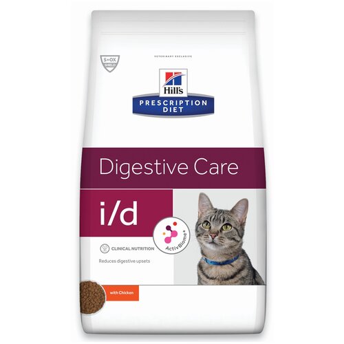 Сухой корм для кошек Hills Prescription Diet id Digestive Care при расстройствах пищеварения жкт с курицей 5 кг