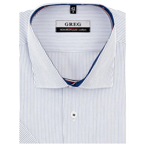 Рубашка GREG 1211010043z1pgb 40 с коротким рукавом Non Iron