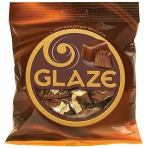 Конфеты шоколадные глэйс с помадной начинкой из какао и сгущенного молока, 500 г, пакет, ВК274
