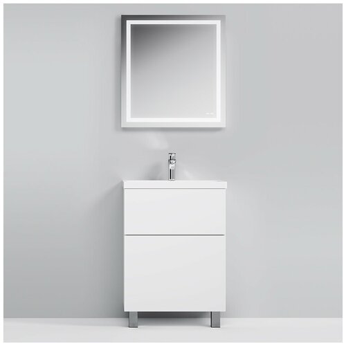 Мебель для ванной AM.PM Gem 60 белый глянец, подвесная, с 2 ящиками