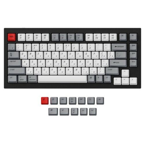 Набор клавиш для Q1, Q2 и K2, PBT пластик, совместимость с MXсвичами, русская раскладка ANSI