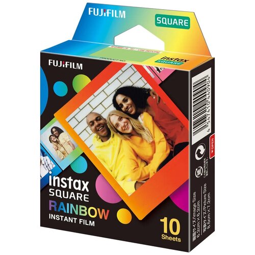 Картридж для фотоаппарата Fujifilm Colorfilm Instax SQUARE Rainbow, 10 снимков