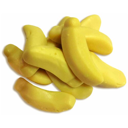Мармелад жевательный из России Бананы фигурные детские мармеладки вкусные сладости в подарок на день рождения новый год 8 марта 500 гр.