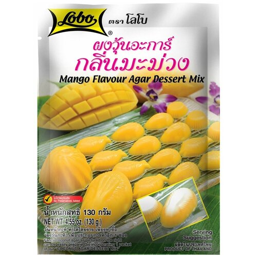 Желе без желатина вкус Манго  тайские продукты, 130 г