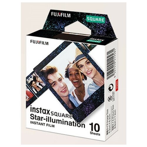 Картридж для фотоаппарата Fujifilm Colorfilm Instax SQUARE Starillumination, 10 снимков
