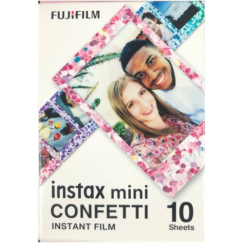 Картридж для фотоаппарата Fujifilm Colorfilm Instax Mini. Дизайнерская серия Confetti. 2024г.