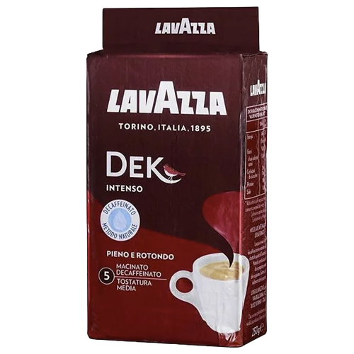 Кофе молотый Lavazza Dek Intenso без кофеина 250 г